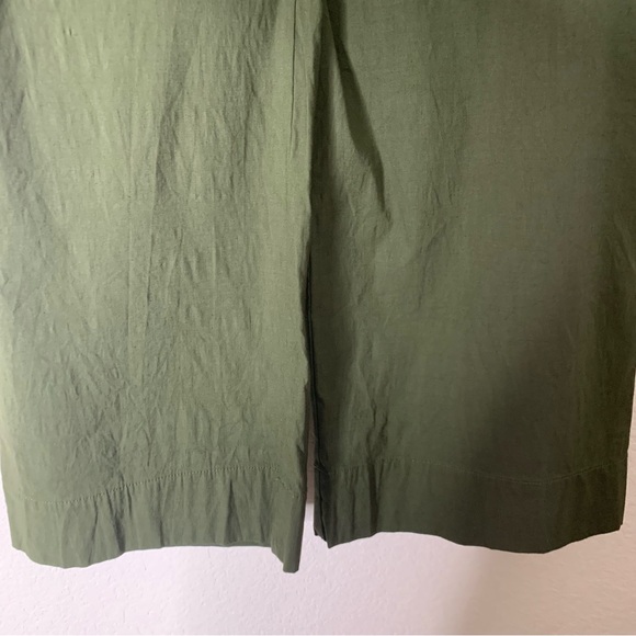 Maeve by Anthropologie the Colette green wide leg crop pants 28 - Picture 2 of 10
